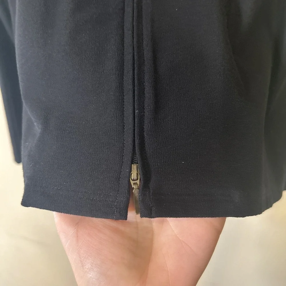 Eileen Fisher Stand Collar Two Way Zip Jacket J0067M‎  Medium